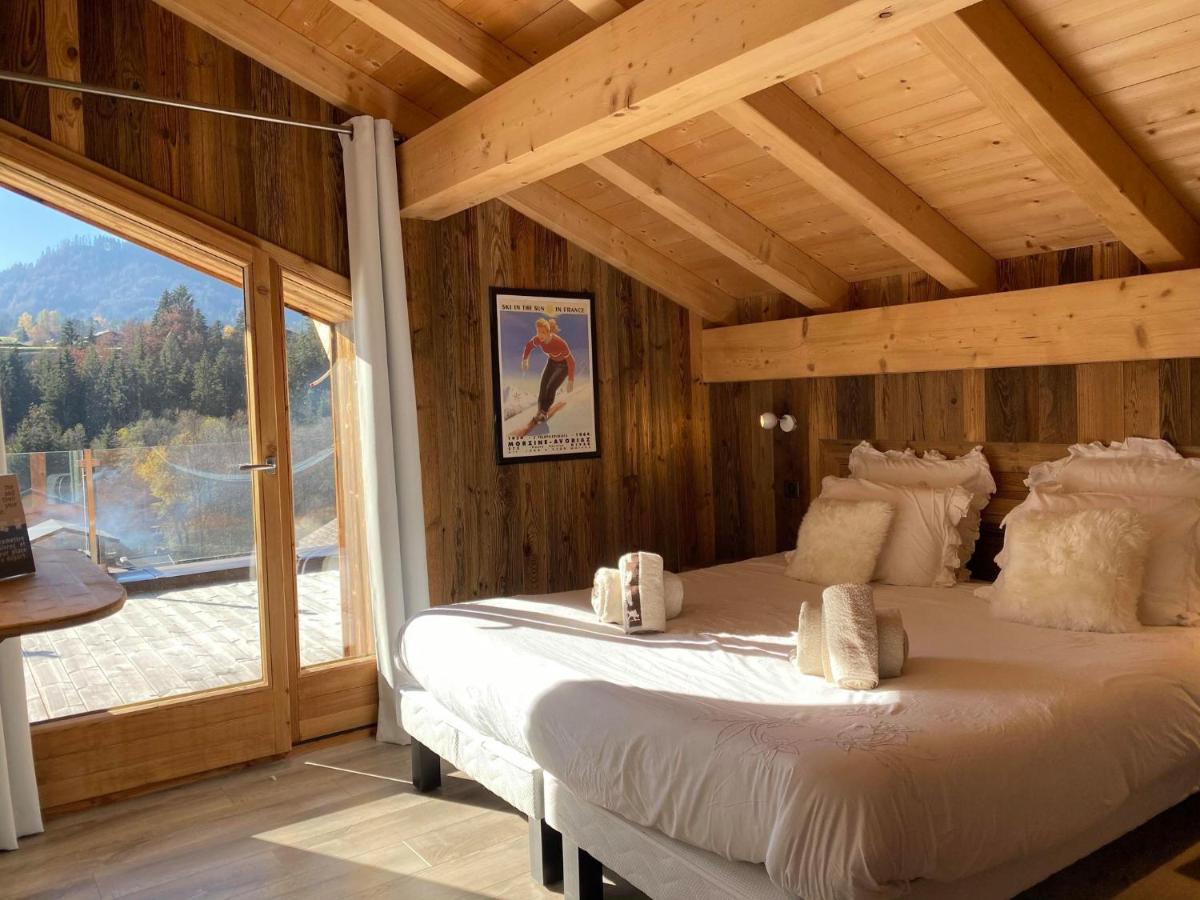 Azalée, Chalet de Luxe - Propriétés Mont Amour Montriond Esterno foto