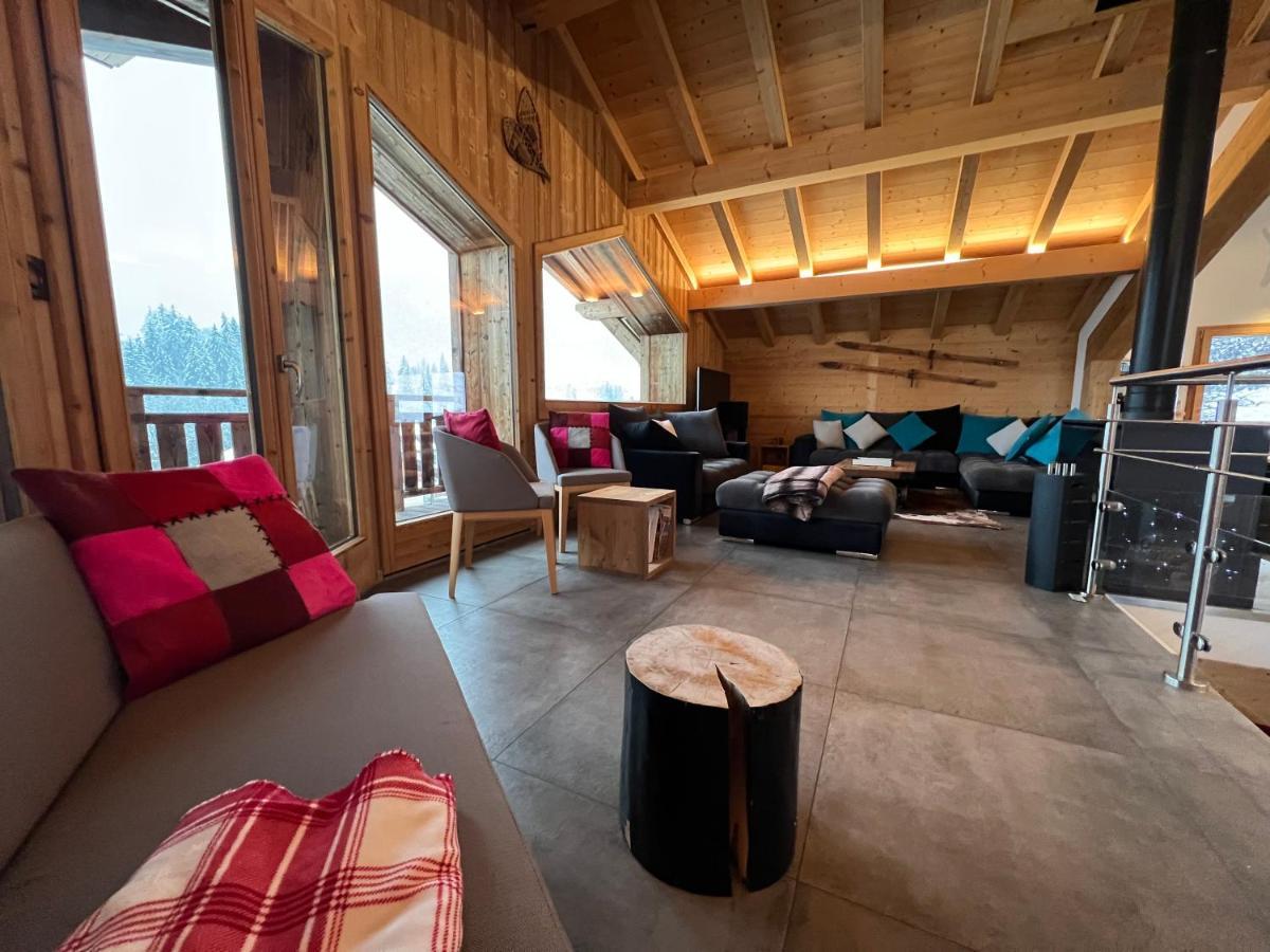 Azalée, Chalet de Luxe - Propriétés Mont Amour Montriond Esterno foto
